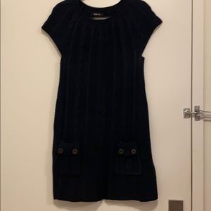 Navy Blue Sweater Dress